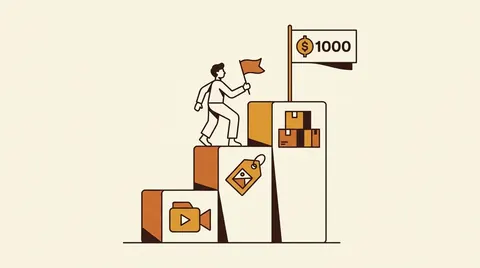 小创作者如何做到月入 $1,000(不用等粉丝里程碑)
